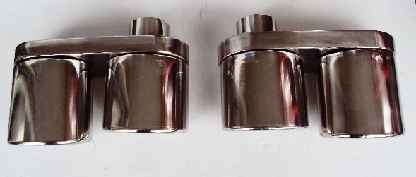 set INOX μπούκες mercedes 211 